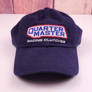 Quarter Master Racing Clutches Hat Strapback Blue Adjustable